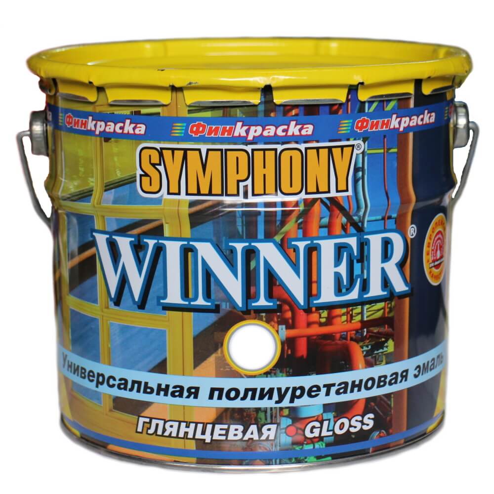 WINNER, универсальная глянцевая эмаль (База А), 2,7 литра