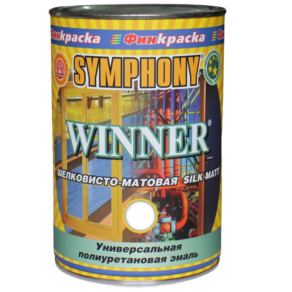 WINNER, полиуретановая грунт-краска, шелковисто-матовая (База А), 0,9 литра