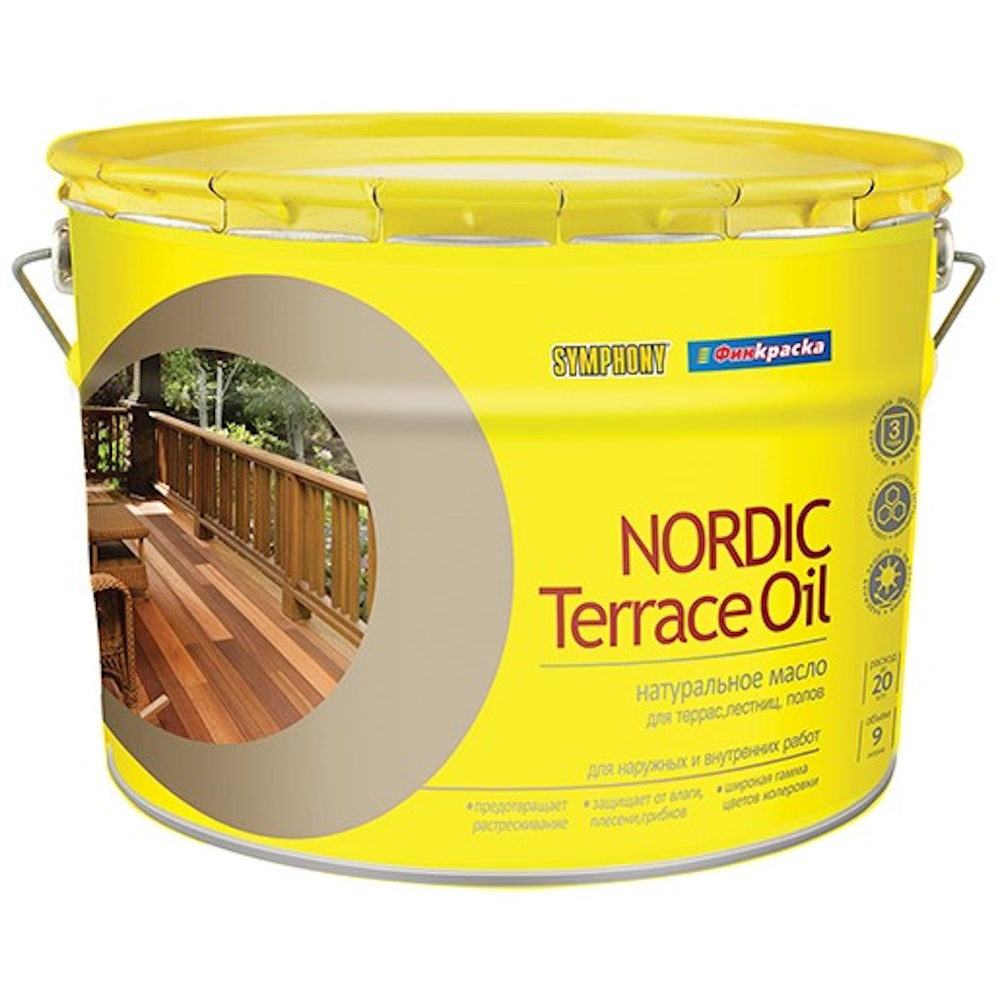 NORDIC Terrace Oil, террасное масло, 9л