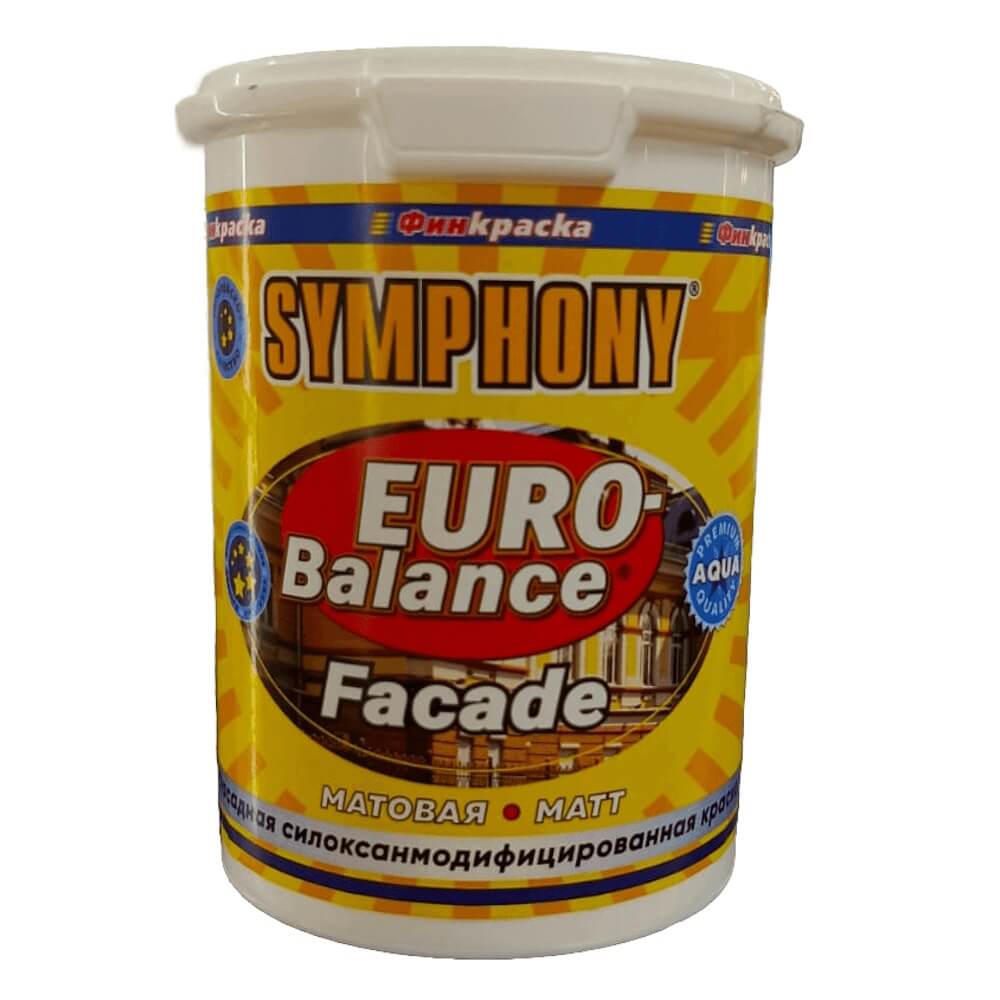 EURO-Balance Facade Aqua, краска внутри-снаружи помещений (База А), 0,9 литра